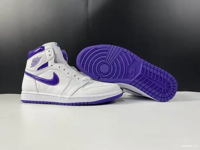 Rep Kickmax PURPLE AIR RETRO HIGH JORDAN CD0461-151 COURT 1 0507